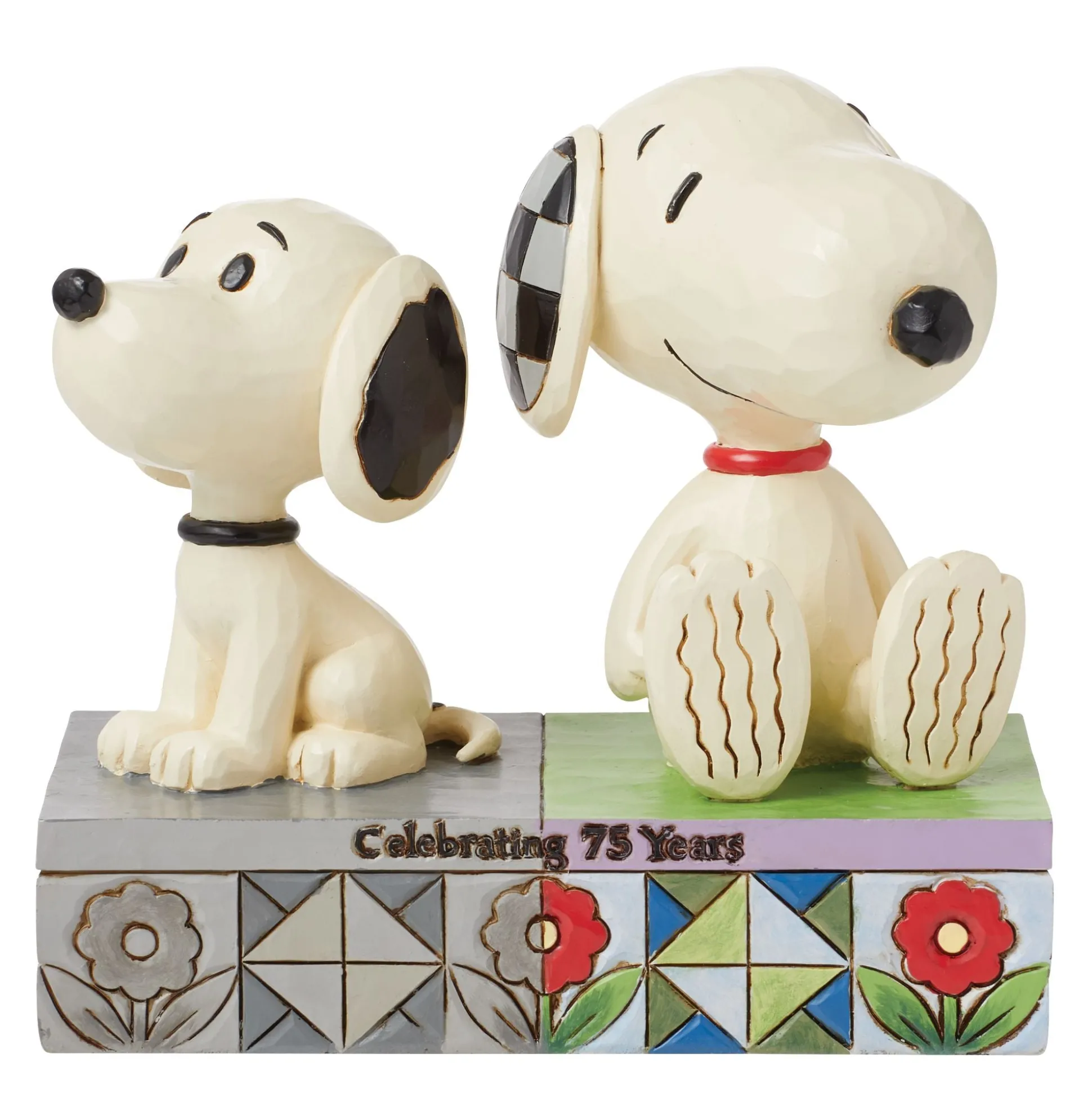 Best Sale Enesco Gift 1950s Snoopy & Today's Snoopy