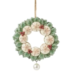 Online Enesco Gift Sand Dollar Wreath Ornament