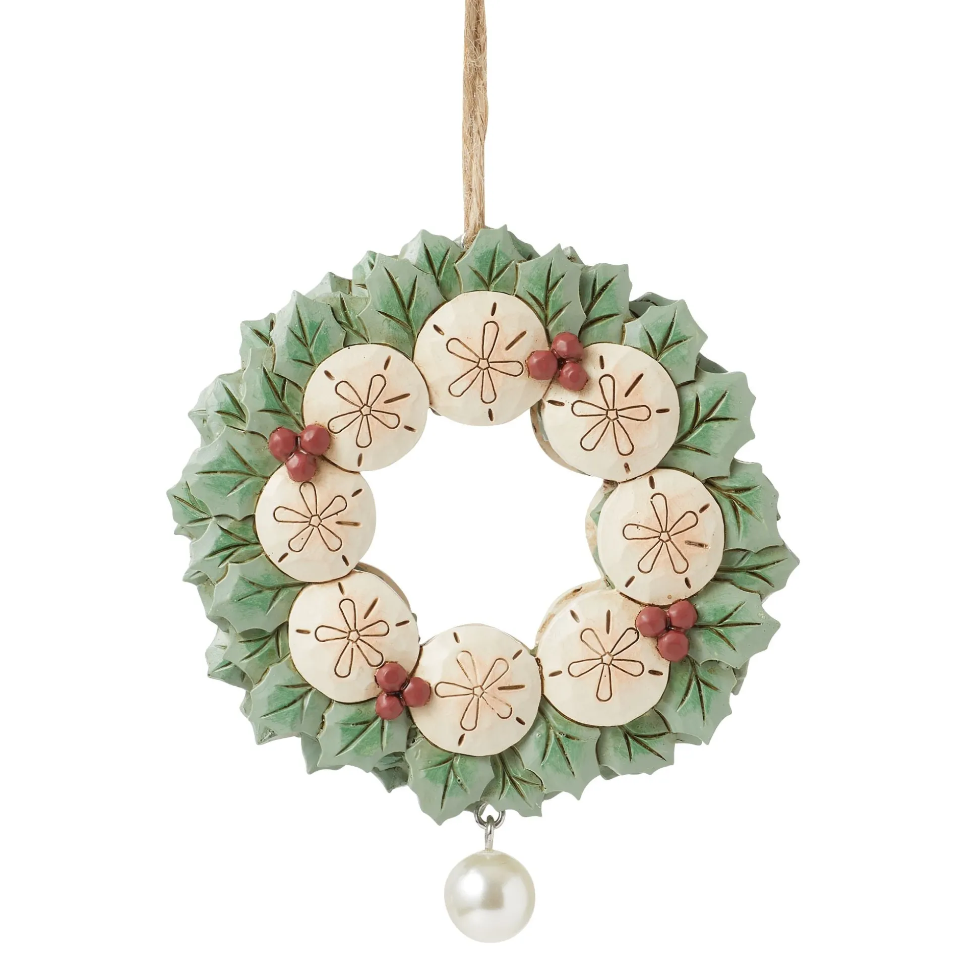 Online Enesco Gift Sand Dollar Wreath Ornament