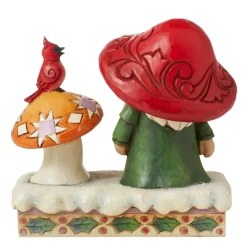 Clearance Enesco Gift Santa by Mushroom and Bird