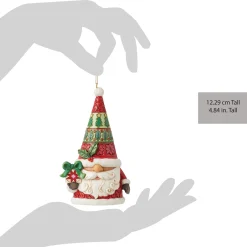 Sale Enesco Gift Santa Gnome with Gift Orn