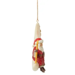New Enesco Gift Santa in Moon Ornament
