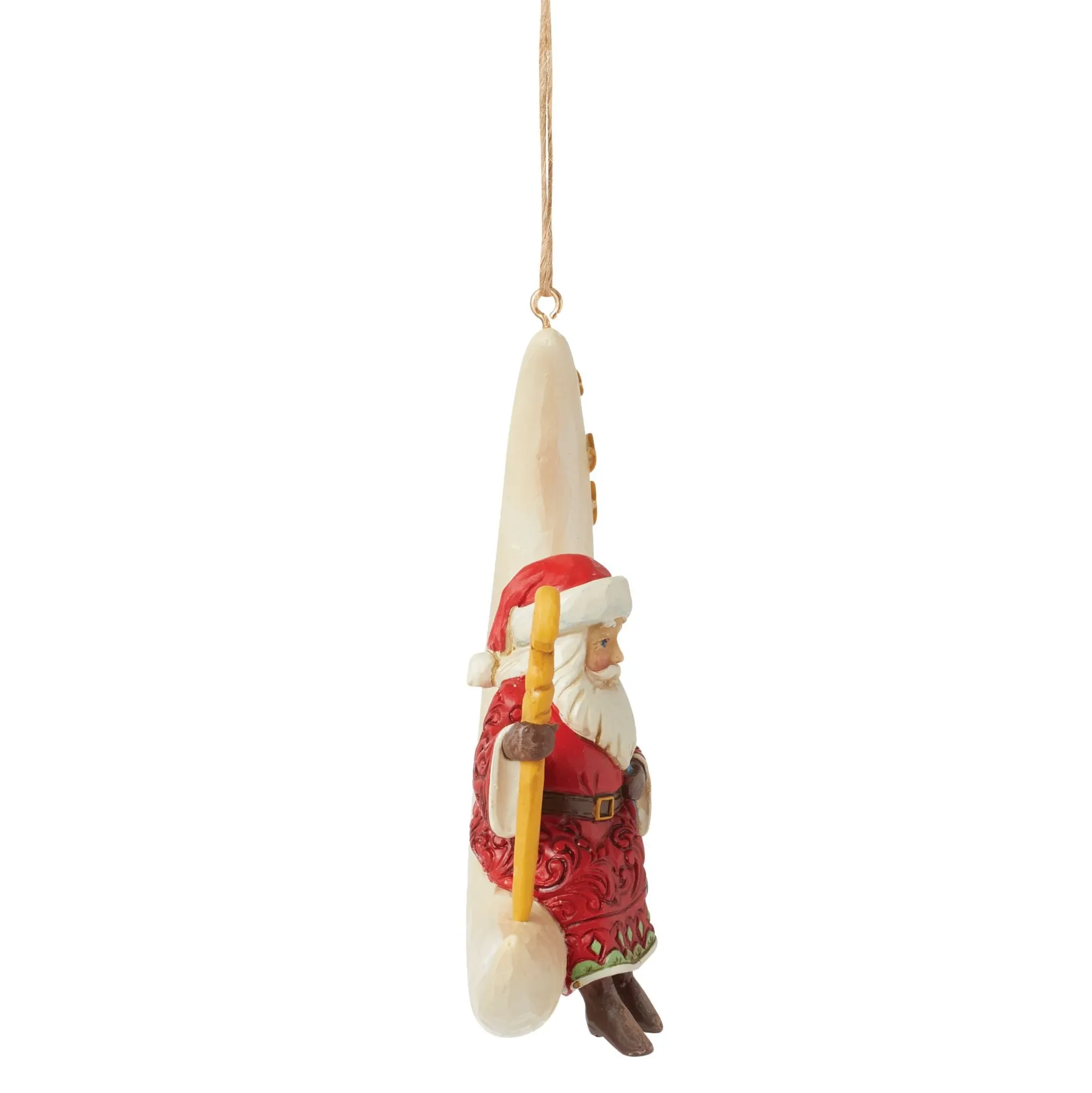 New Enesco Gift Santa in Moon Ornament