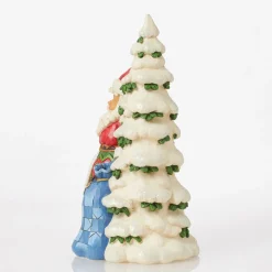 Best Sale Enesco Gift Santa Next To Tree with Toybag