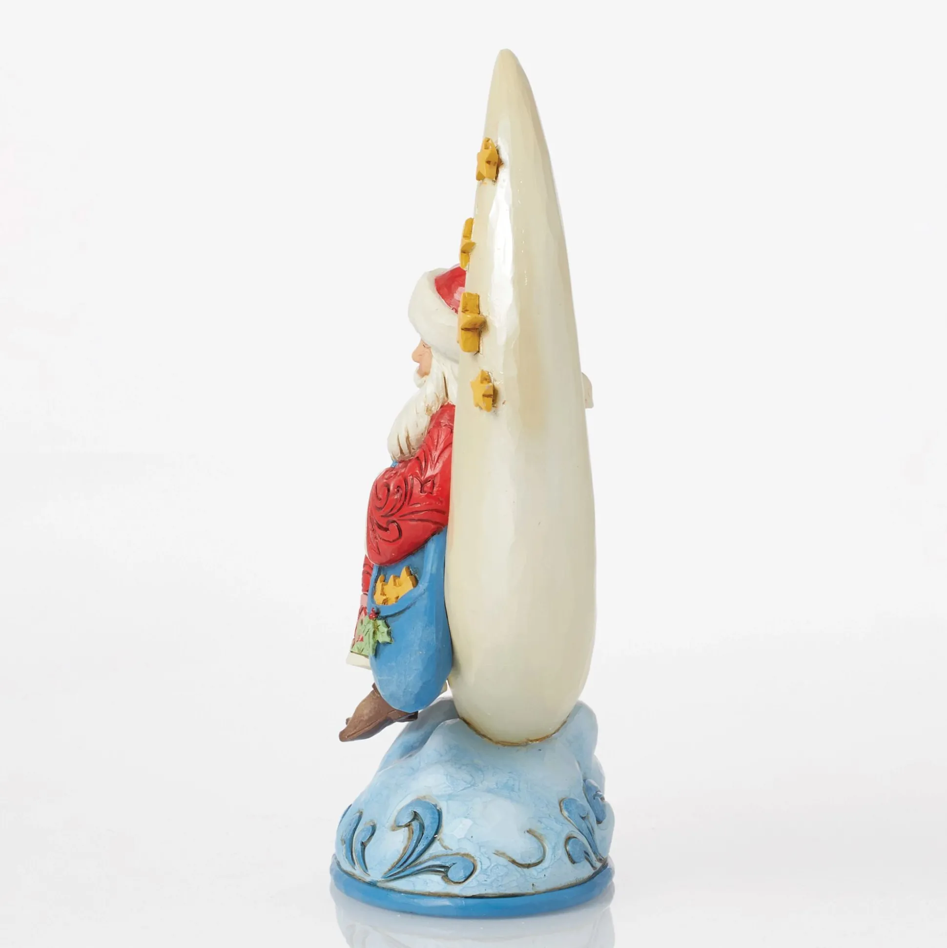 Best Enesco Gift Santa on Cresent Moon Figurine