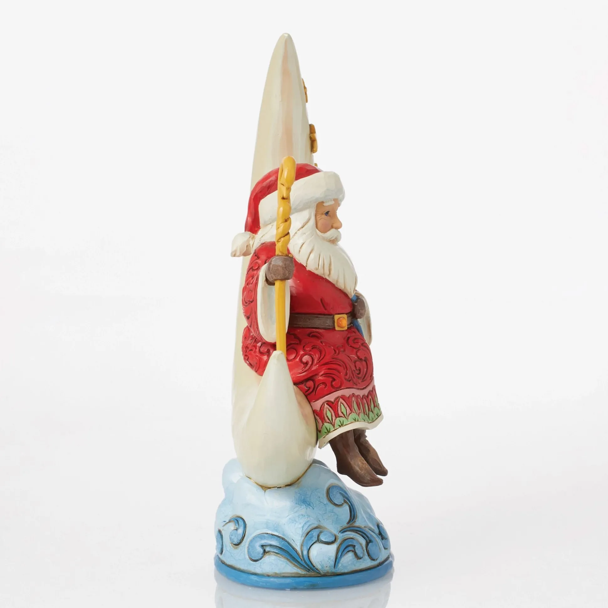 Best Enesco Gift Santa on Cresent Moon Figurine