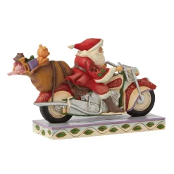 Cheap Enesco Gift Santa Riding Motorcycle