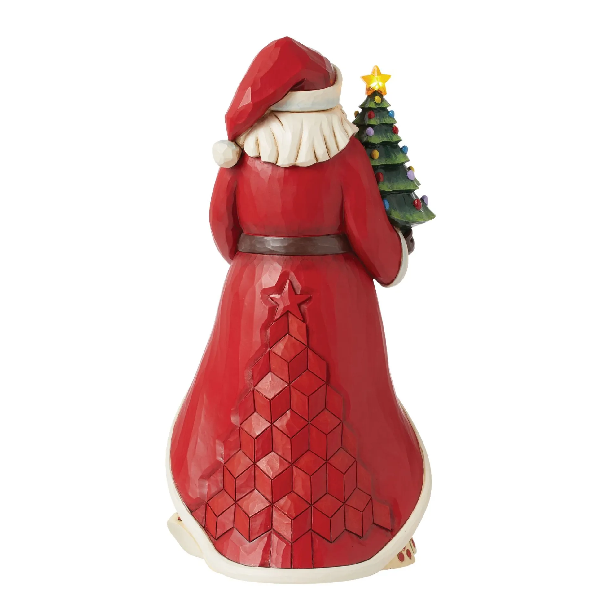 Discount Enesco Gift Santa Vintage LED Tree Fig