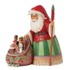 Cheap Enesco Gift Santa with PEZ Toy Bag