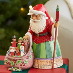 Cheap Enesco Gift Santa with PEZ Toy Bag