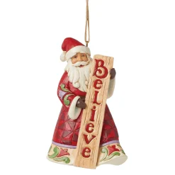 Hot Enesco Gift Santa with Porch Board Orn