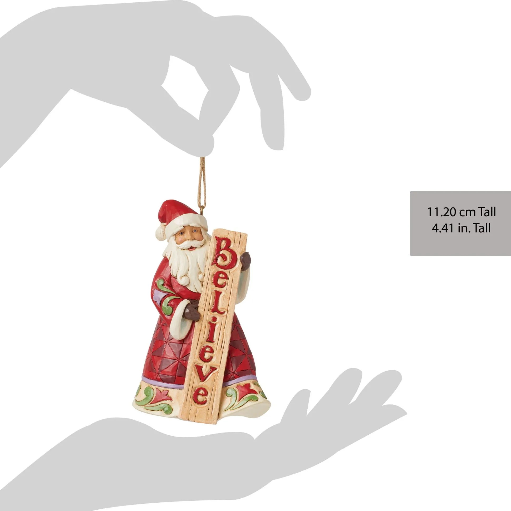 Hot Enesco Gift Santa with Porch Board Orn