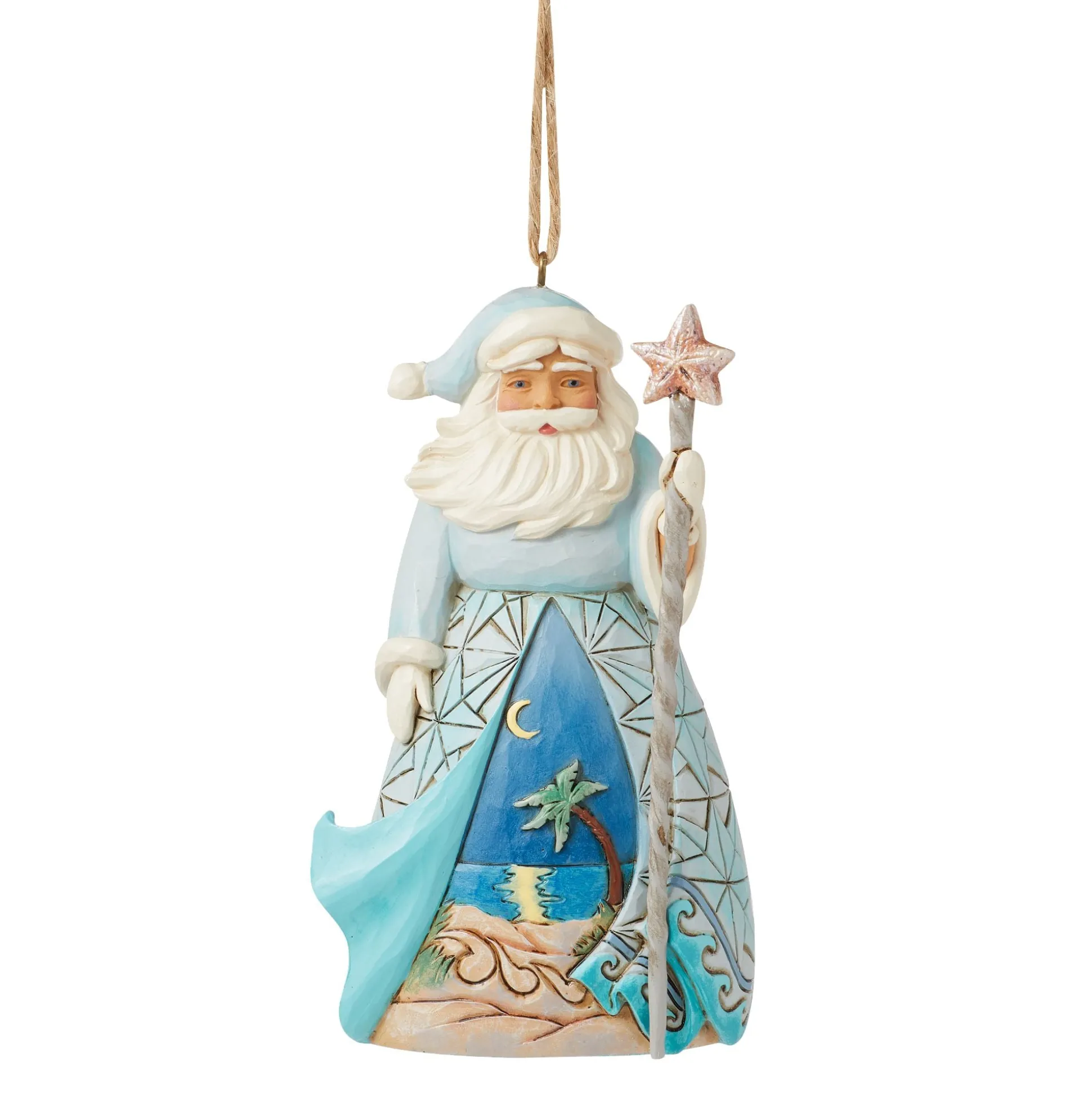 Outlet Enesco Gift Santa with Starfish Cane Orn