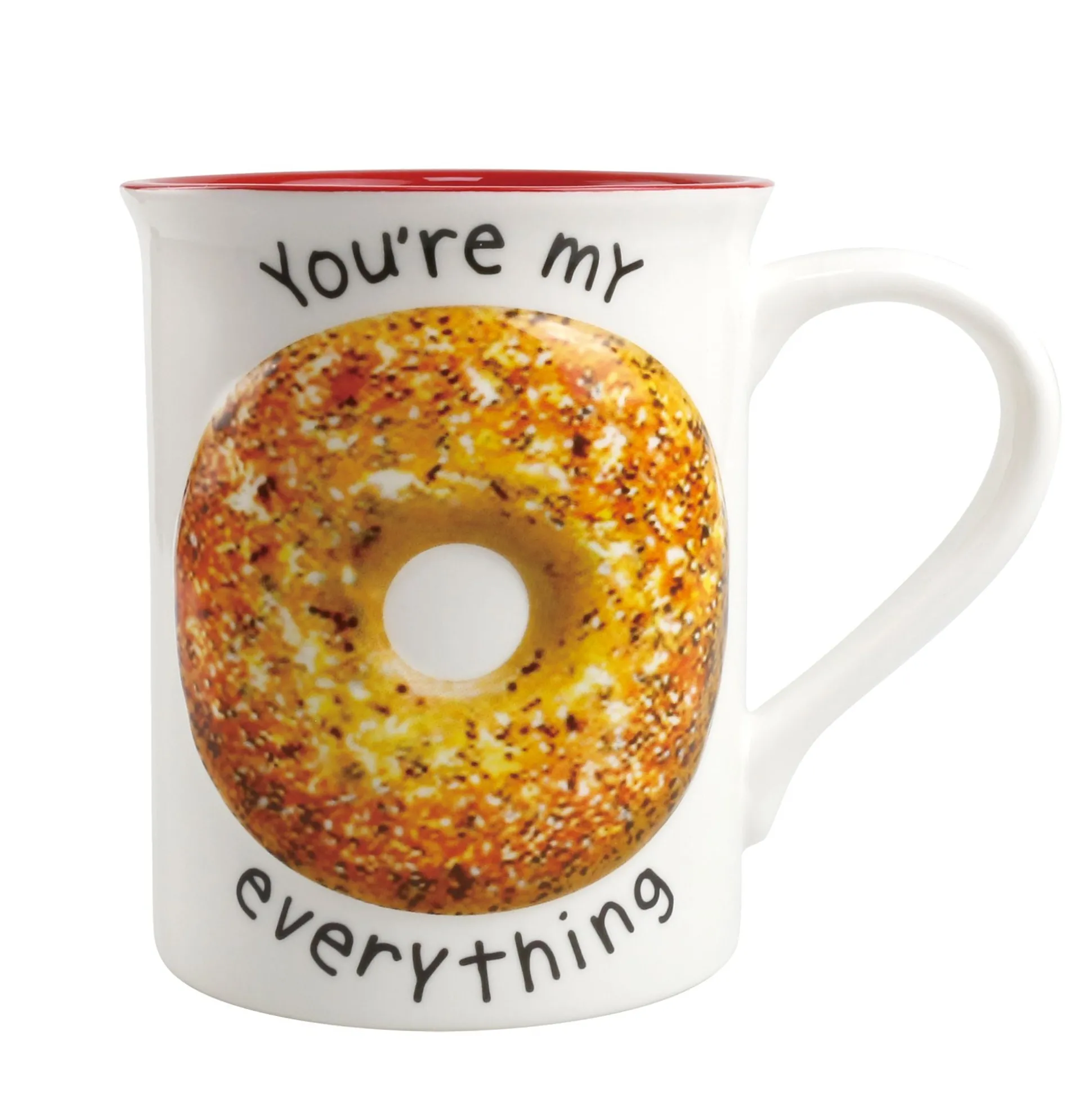 Online Enesco Gift Sculpted Bagel Everything Mug