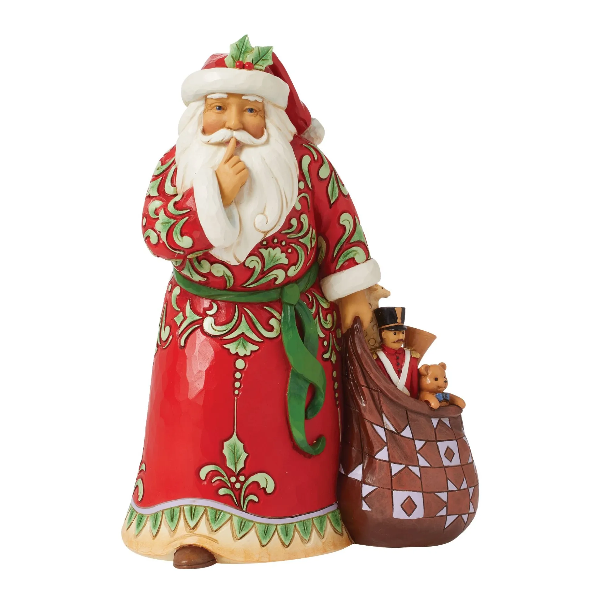 Shop Enesco Gift Shush Santa Figurine