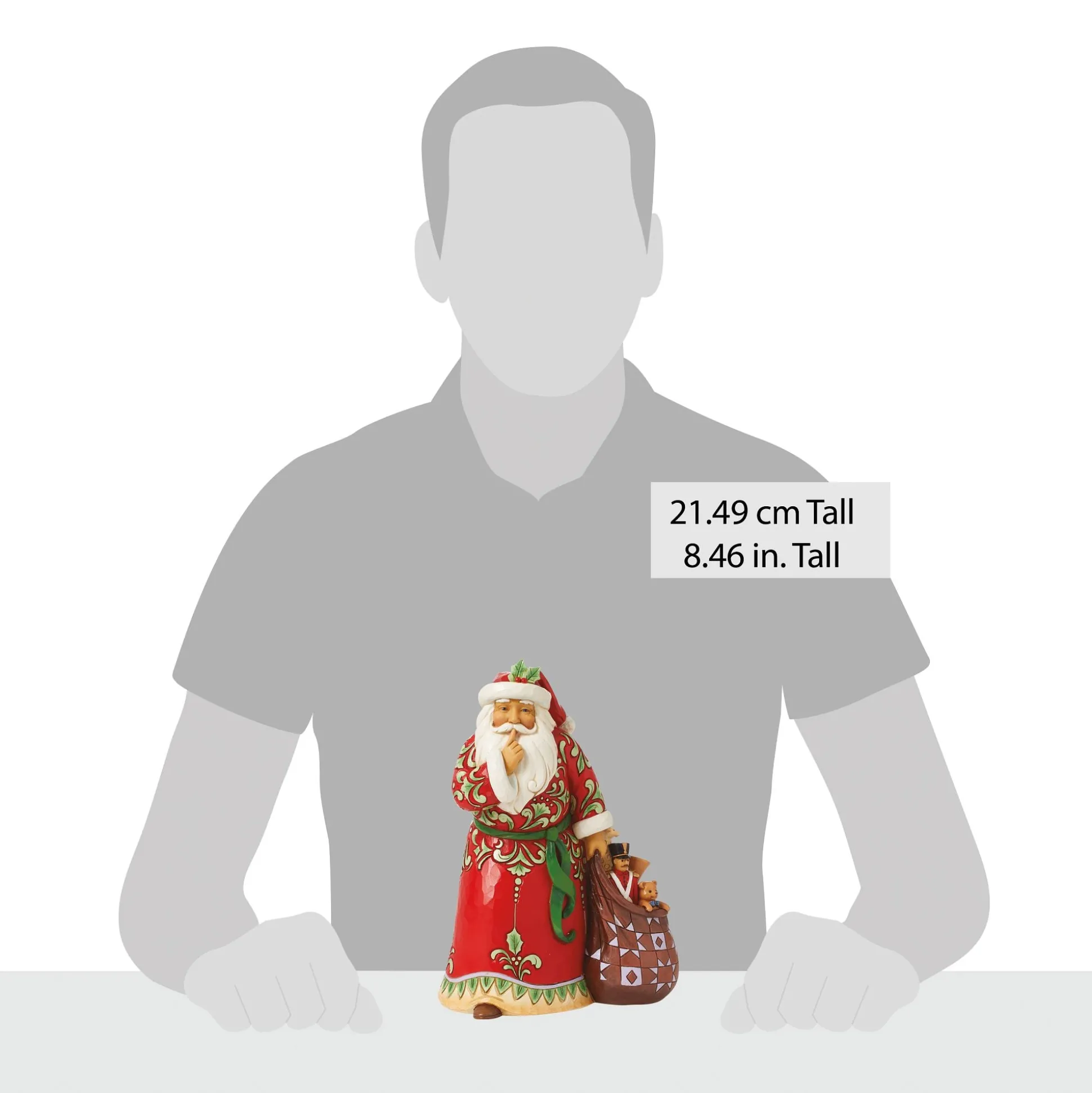 Shop Enesco Gift Shush Santa Figurine