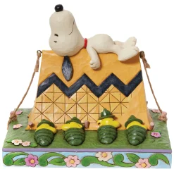Hot Enesco Gift Snoopy & Woodstock Camping