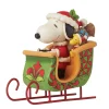 Clearance Enesco Gift Snoopy & Woodstock in Sleigh