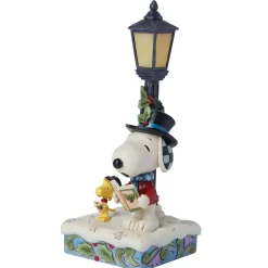 Outlet Enesco Gift Snoopy & Woodstock Lamp Post