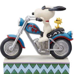 Fashion Enesco Gift Snoopy & Woodstock Riding Moto