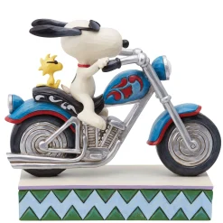 Fashion Enesco Gift Snoopy & Woodstock Riding Moto