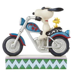 Fashion Enesco Gift Snoopy & Woodstock Riding Moto