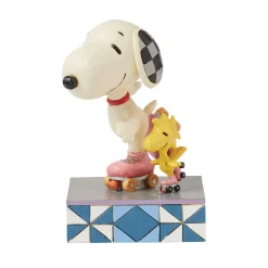 Online Enesco Gift Snoopy & Woodstock Roller Skat
