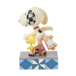 Online Enesco Gift Snoopy & Woodstock Roller Skat