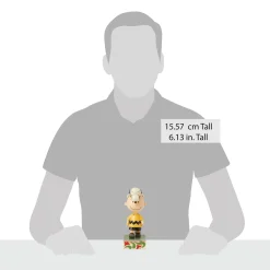 Online Enesco Gift Snoopy on Charlie Brown's Head