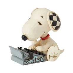 New Enesco Gift Snoopy Typing Mini