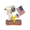 Best Sale Enesco Gift Snoopy/Woodstock with Flags