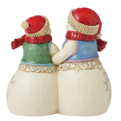 Online Enesco Gift Snow Couple with Puppy Fig
