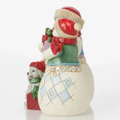 Online Enesco Gift Snow Couple with Puppy Fig