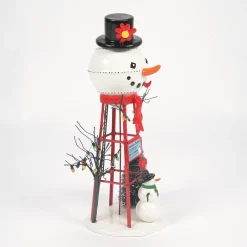 Store Department 56 Snowman Watertower