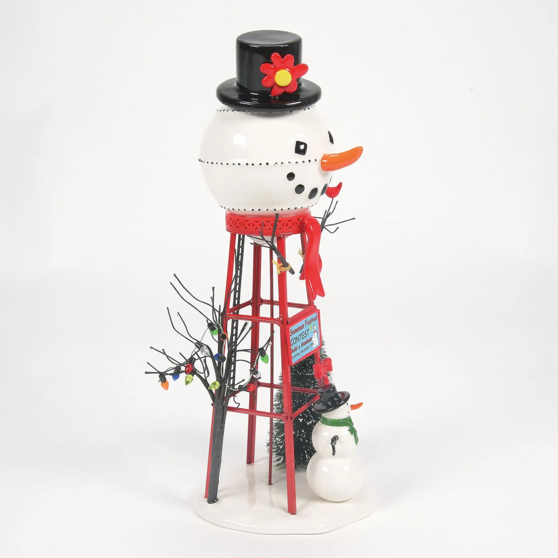 Store Department 56 Snowman Watertower