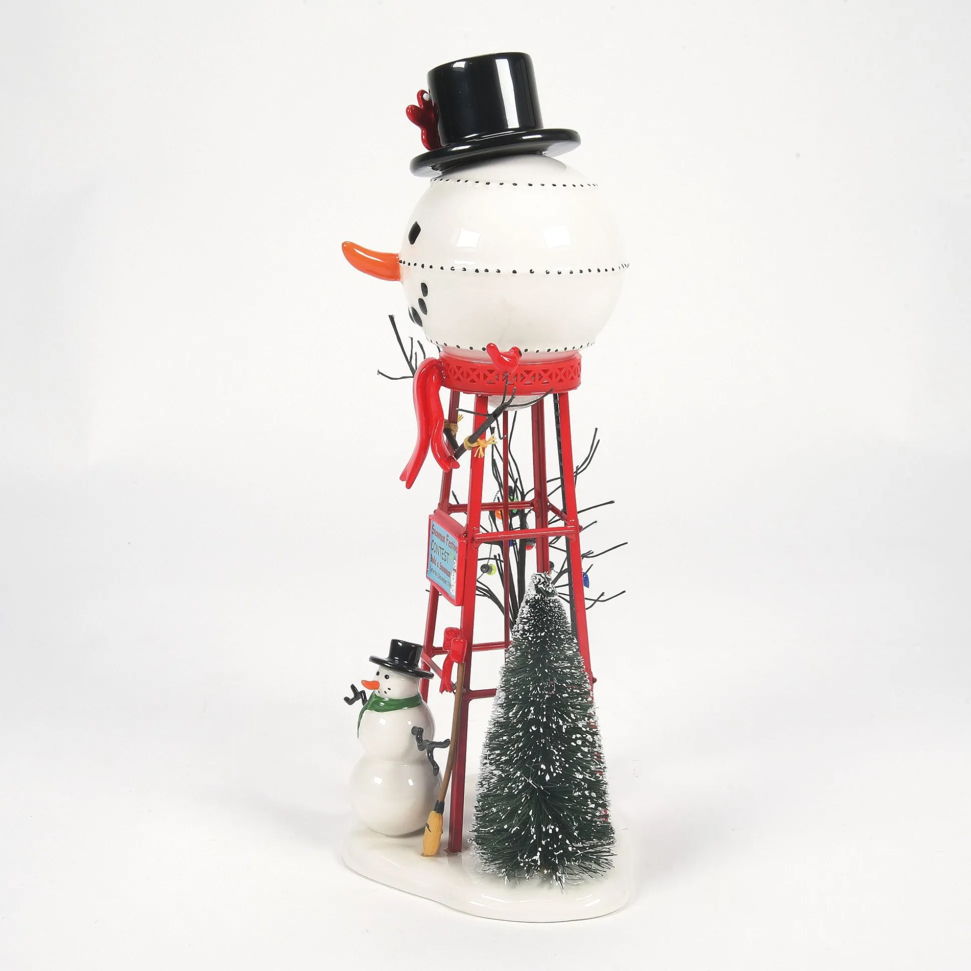Store Department 56 Snowman Watertower