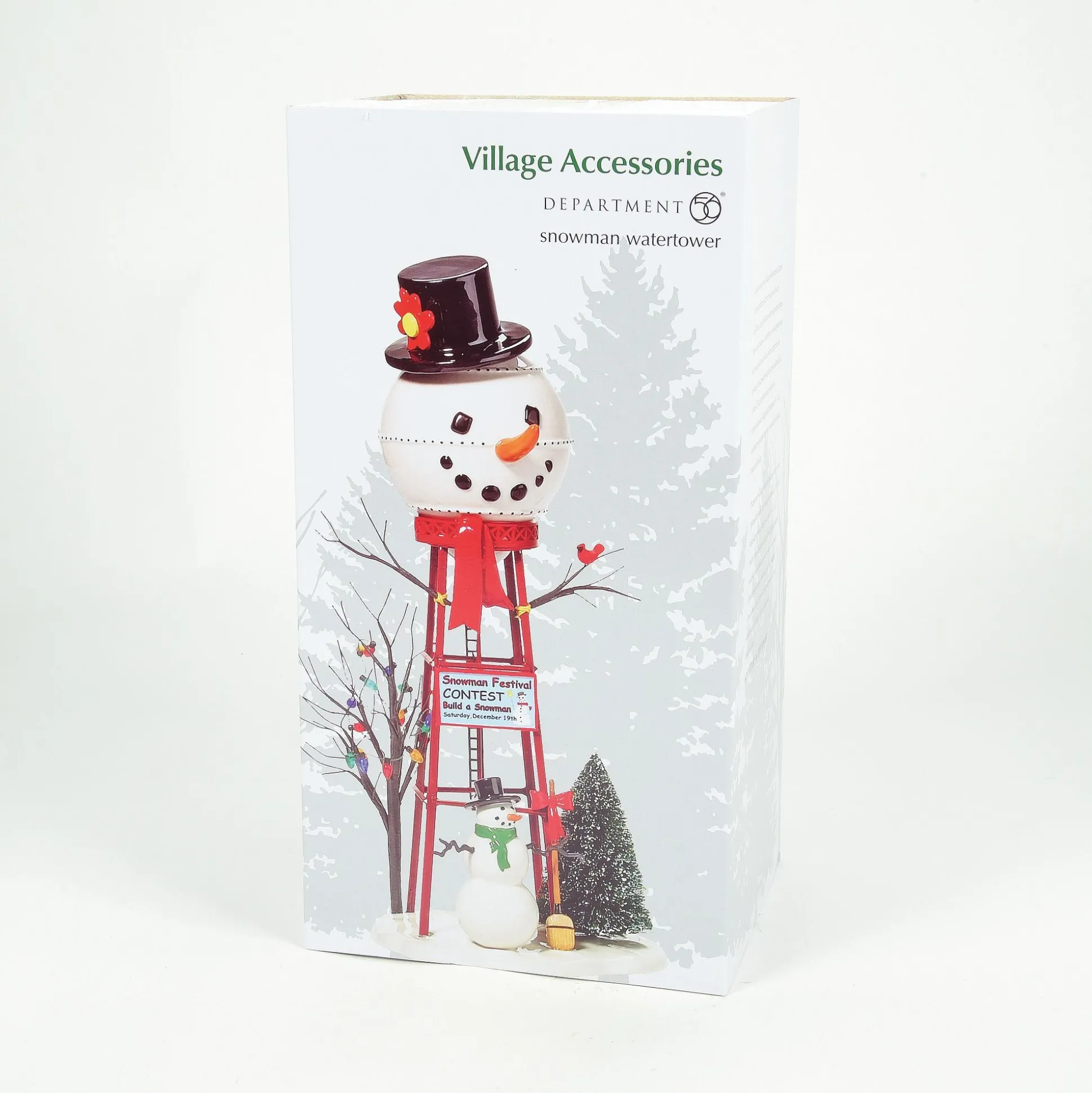 Store Department 56 Snowman Watertower