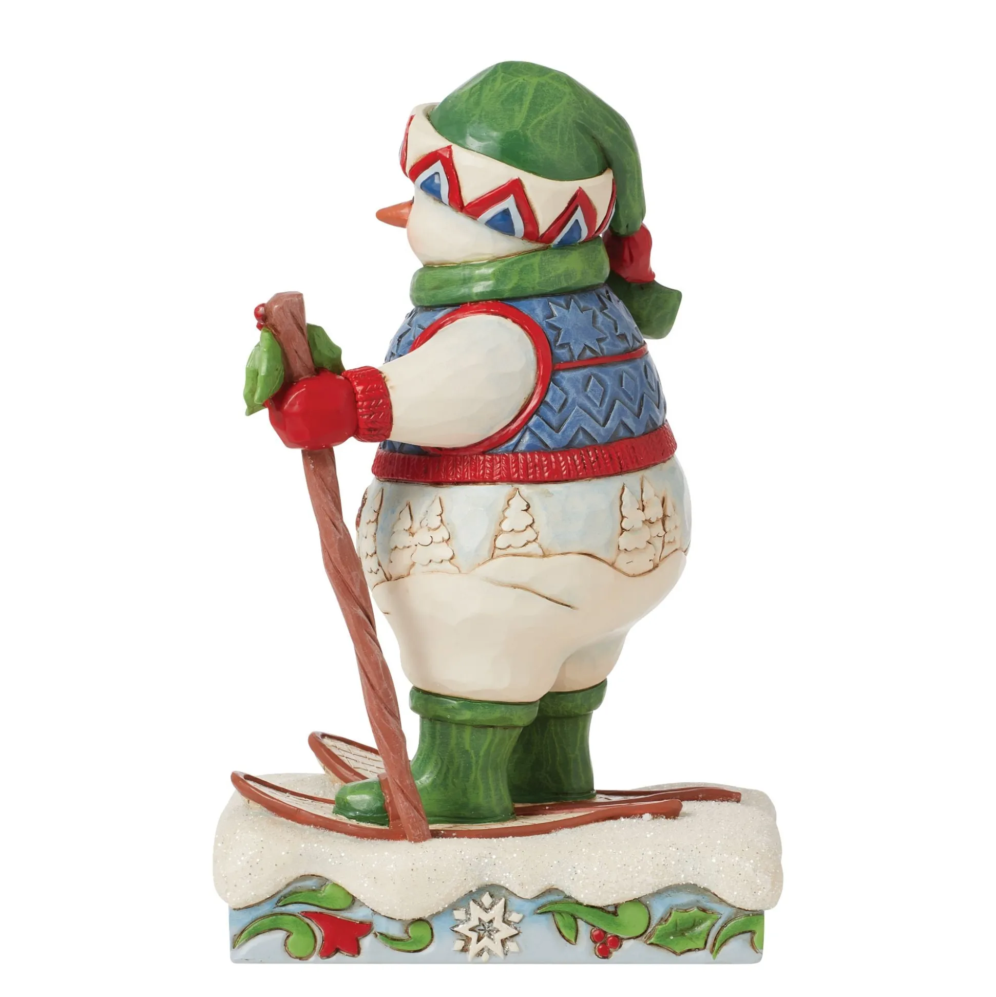 Outlet Enesco Gift Snowman wearing Snowshoes Fig