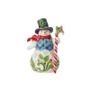Outlet Enesco Gift Snowman with Candy Cane