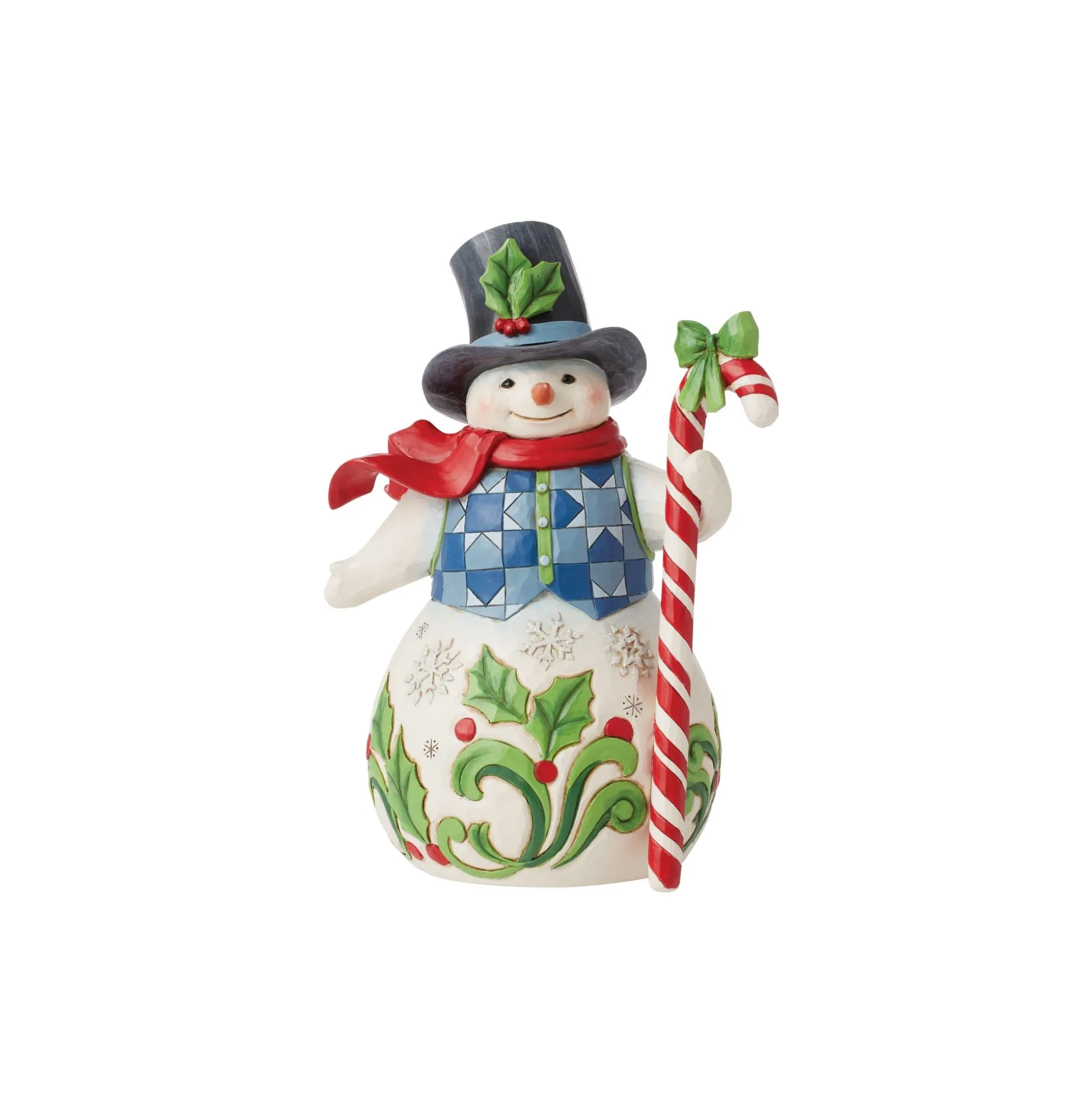 Outlet Enesco Gift Snowman with Candy Cane