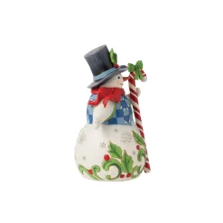Outlet Enesco Gift Snowman with Candy Cane