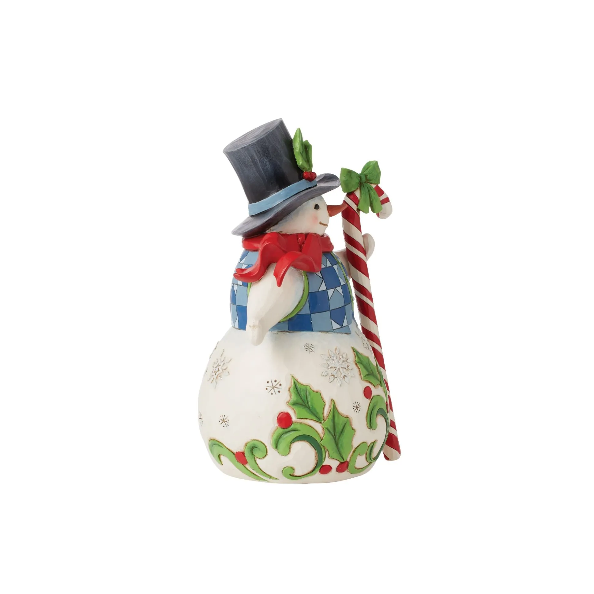 Outlet Enesco Gift Snowman with Candy Cane