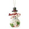Hot Enesco Gift Snowman with Candy Cane Orn