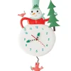 Hot Enesco Gift Snowy Joy Clock