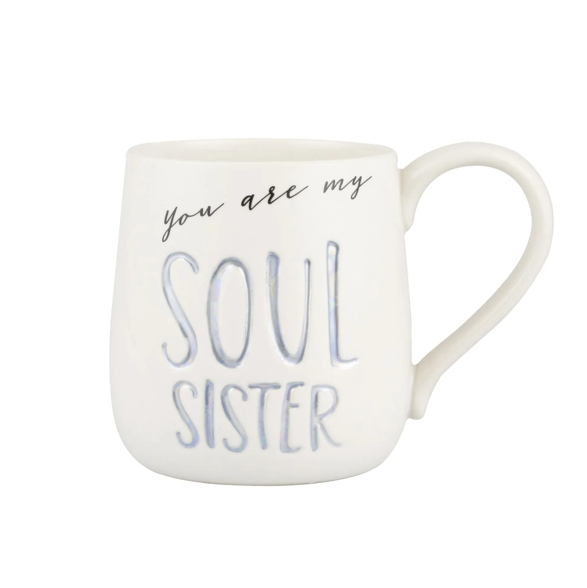 Clearance Enesco Gift SOUL SISTER ETCHED MUG