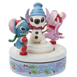 Outlet Enesco Gift Stitch & Angel Building a Snow