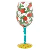 Fashion Enesco Gift Strawberry Patch Wine Glass