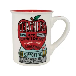 Hot Enesco Gift Teacher Apple 16 oz Mug