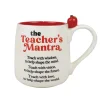 Discount Enesco Gift Teacher Mantra Sculpted Mug