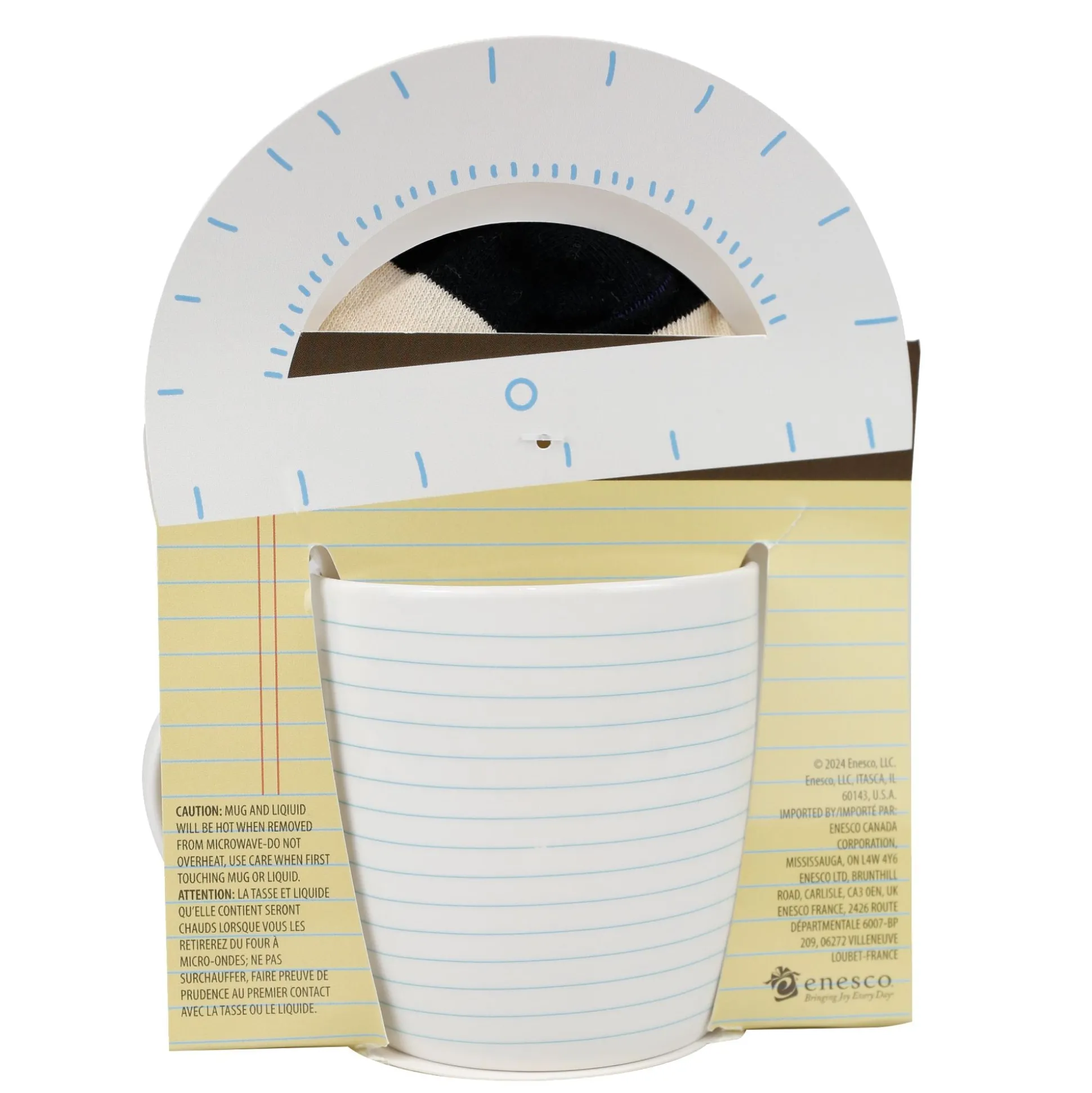 Hot Enesco Gift Teacher Mug Sock Card Set